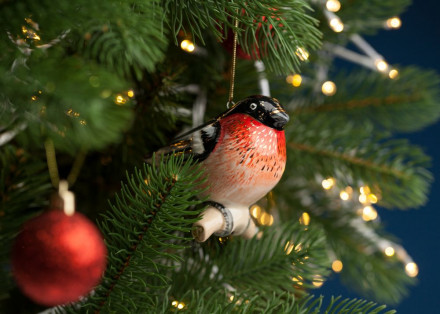 Фарфоровая елочная игрушка Twitt