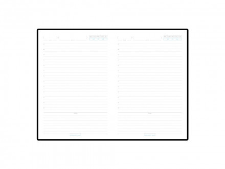 Ежедневник А5 недатированный Citizen, черный