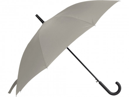 Зонт-трость Reviver с куполом из переработанного пластика, бежевый