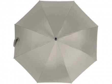 Зонт-трость Reviver с куполом из переработанного пластика, бежевый