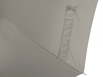 Зонт-трость Reviver с куполом из переработанного пластика, бежевый