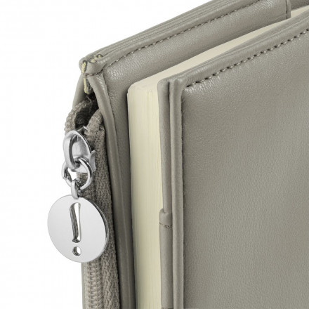 Ежедневник Zipco, недатированный, серый