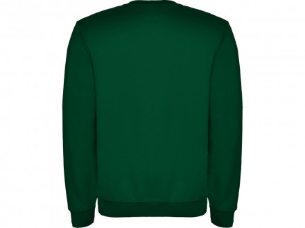 Свитшот с начесом Clasica унисекс, бутылочный зеленый