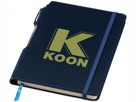 Блокнот А5 Panama с ручкой, синий