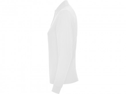 Рубашка поло Estrella женская с длинным рукавом, белый