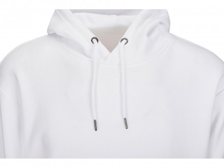 Толстовка с капюшоном оверсайз Lisbon унисекс, белый