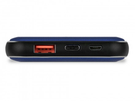 Внешний аккумулятор Rombica NEO Electron Navy, 10000 мАч, темно-синий