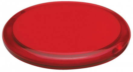 Зеркало Smile круглое, красное