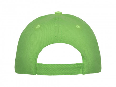 Бейсболка Panel унисекс, зеленое яблоко/черный