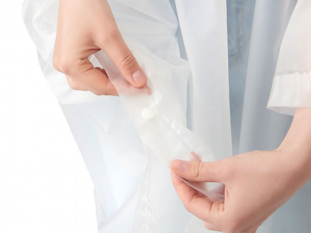 Пончо Hawaii c чехлом унисекс, белый