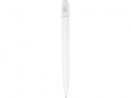 Шариковая ручка Thalaasa из океанического пластика, белый прозрачный/белый
