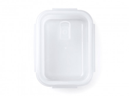 Ланч-бокс стеклянный с герметичной крышкой, 1л, прозрачный