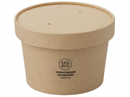 Чай черный Новогодний мандарин в картонном стаканчике, 50 гр.