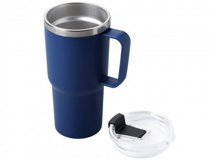 Термокружка Кенчер с двойными стенками из нержавеющей стали 304 и полипропилена, королевский синий