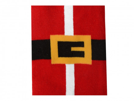 Набор носков с рождественской символикой в мешке женские, 2 пары, красный