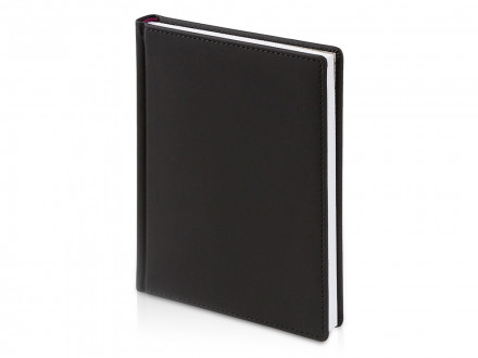 Ежедневник А5 датированный Velvet 2026, черный