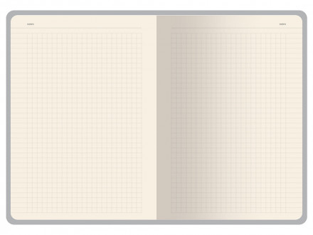 Бизнес-тетрадь А5 Pragmatic Contrast, 40 листов в клетку, темно-зеленый с салатовым срезом