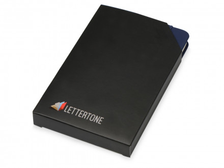 Блокнот А6 Vision, Lettertone, синий