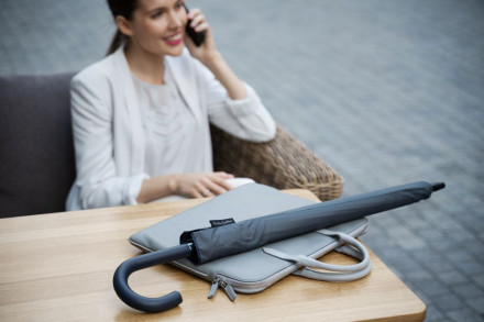 Зонт-трость Ella, серый