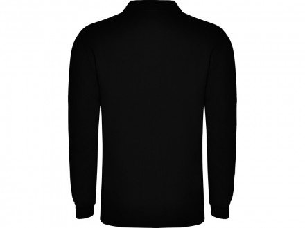 Рубашка поло Carpe мужская с длинным рукавом, черный