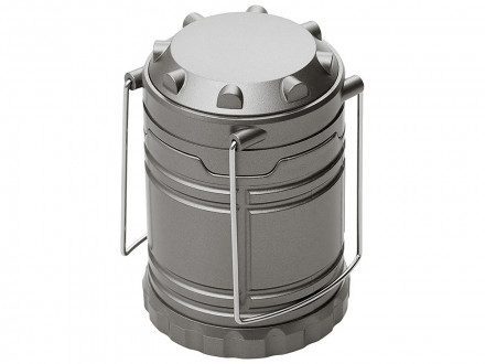 Туристический фонарь с эффектом пламени Beacon, серый