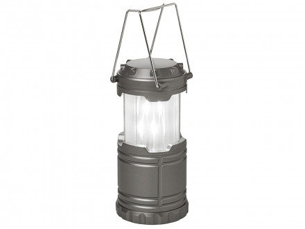 Туристический фонарь с эффектом пламени Beacon, серый