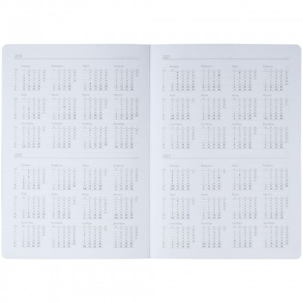 Ежедневник New Brand, недатированный, светло-синий