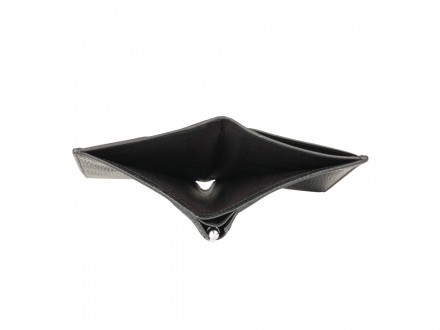 Бумажник для документов Cross Nueva Management Black, с ручкой Cross, кожа наппа, фактурная, черный