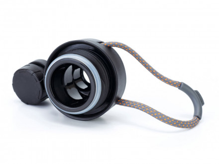 Термобутылка Stinger, 0,71 л, сталь/пластик, черный карбон, 8 х 25,4 см