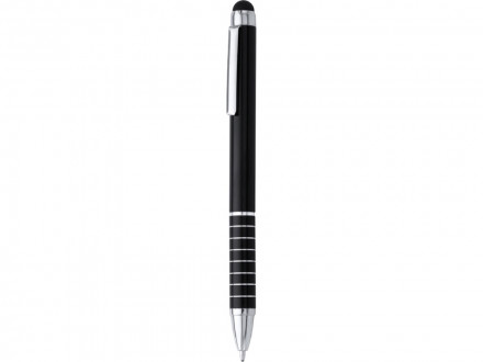 Ручка-стилус металлическая шариковая CANAIMA, черный