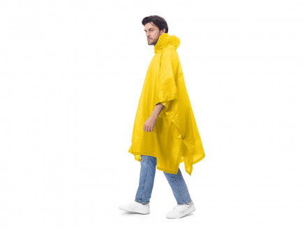 Пончо Hawaii c чехлом унисекс, желтый
