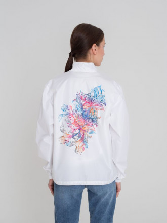 Ветровка Vibrance, белая