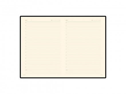 Ежедневник А5 недатированный Prestige, коричневый