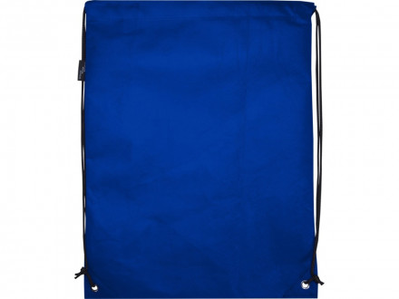 Рюкзак-мешок  на шнурке Evergreen из переработанного нетканого материала, ярко-синий