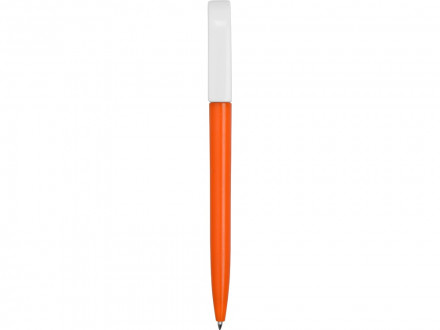Ручка пластиковая шариковая Миллениум Color BRL, оранжевый/белый