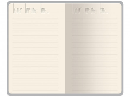 Ежедневник недатированный А5 Black с нашивкой, черный