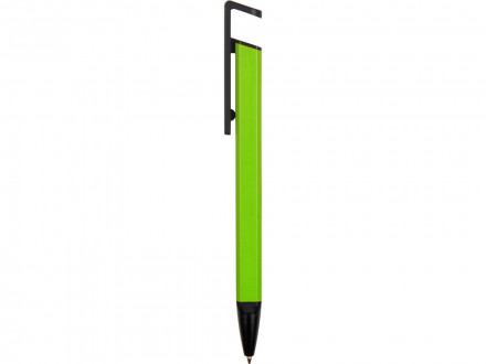 Ручка-подставка металлическая, Кипер Q, зеленое яблоко/черный