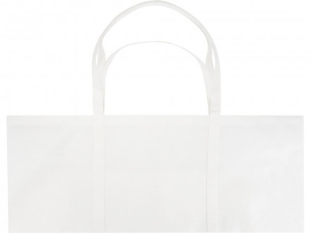 Jumbo эко-сумка очень большого размера из нетканого материала, объемом 65 л, белый