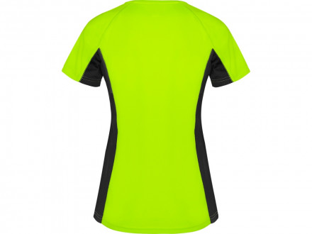 Футболка Shanghai женская, неоновый зеленый/черный