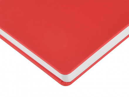 Ежедневник с каменной бумагой недатированный А5 Carrara, красный