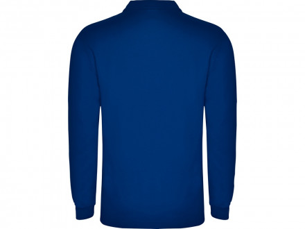 Рубашка поло Carpe мужская с длинным рукавом, королевский синий