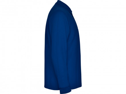 Рубашка поло Carpe мужская с длинным рукавом, королевский синий
