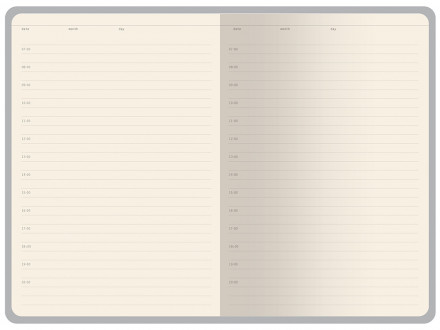 Ежедневник недатированный А5 Amazonia, черный с золотым обрезом