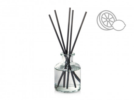 Подарочный набор с пледом, свечой и диффузором, серый