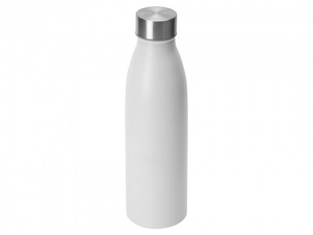 Стальная бутылка Rely, 650 мл, белый глянцевый