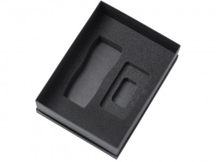 Подарочный набор c вакуумной термокружкой и повербанком С2, красный