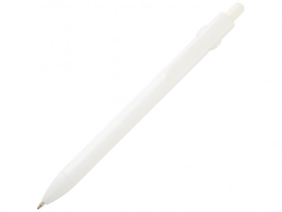 Fidget шариковая ручка из переработанной пластмассы - Белый