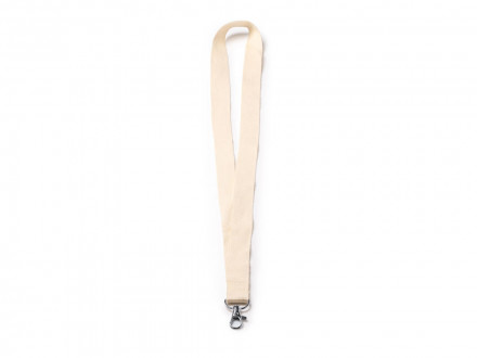 Хлопковый ланъярд ROOMER, бежевый