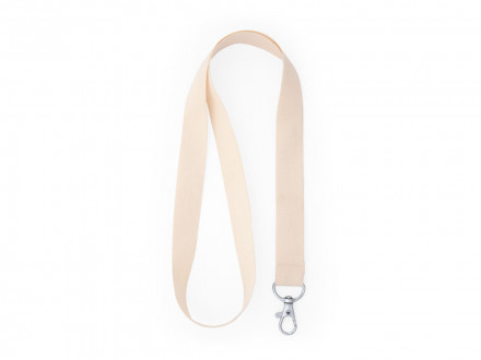 Хлопковый ланъярд ROOMER, бежевый