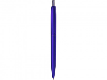 Пластиковая шариковая ручкаVivid с покрытием металлик, синий